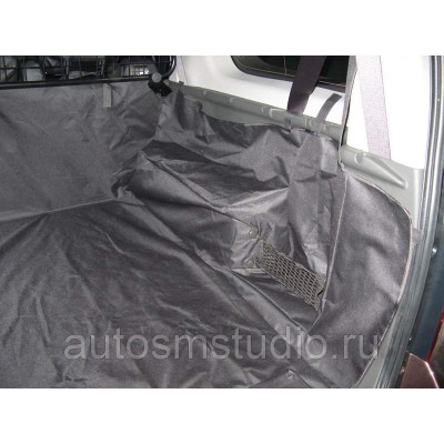 Чехол багажника Standart для Nissan Pathfinder (2012-) комплектация SE (нет сабвуфера) (чёрный, серый)